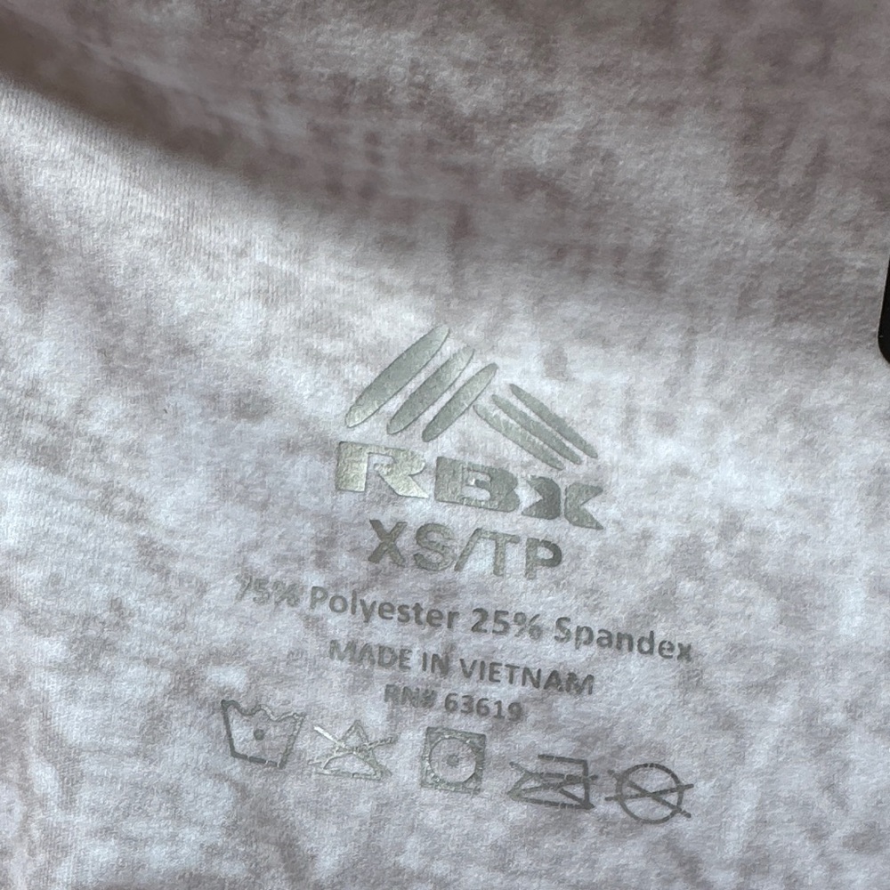 RBX Heather Gray Textured Leggings - Picture 3 of 4